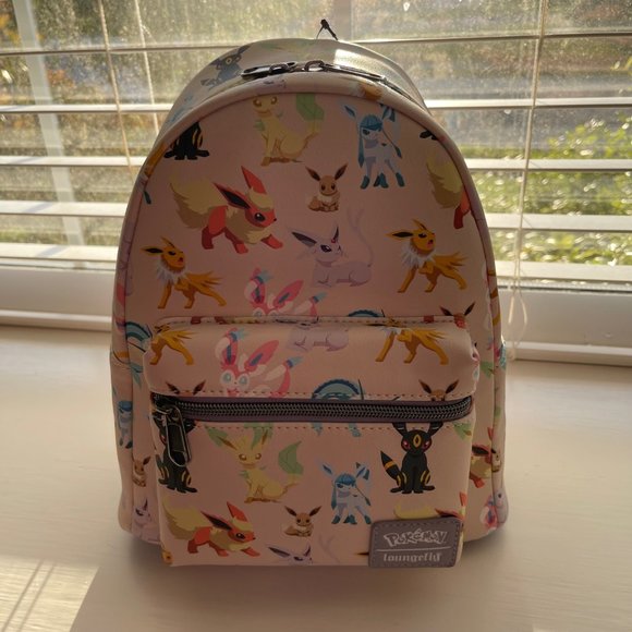 New Loungefly Pokemon Eevee Evolutions Mini Backpack - Picture 1 of 11